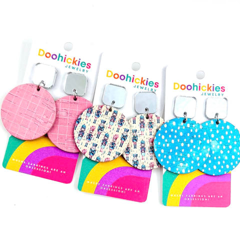 Nutcracker Christmas Piggyback Earring Collection