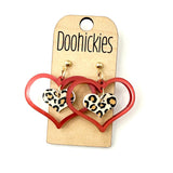 The Puurfect Heart Dangle Hearts Collection - Valentines Earrings