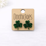 Luck of the Irish Shamrock Studs - St. Patrick's Day Earrings