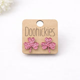 Luck of the Irish Shamrock Studs - St. Patrick's Day Earrings