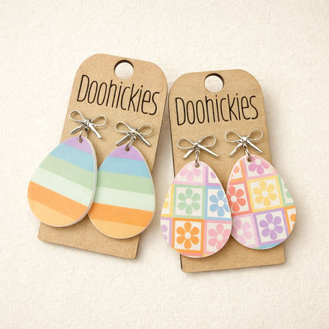 Spring Easter Egg Earring Collection