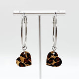 Leopard Valentine Heart Collection (Earrings and Bracelet Sold Separately)