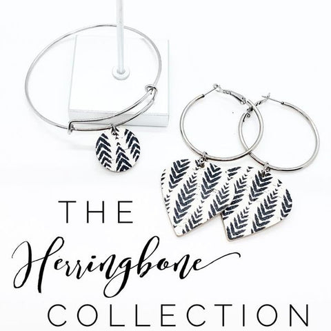 The Herringbone Collection (Earrings and Bracelet Sold Separately)