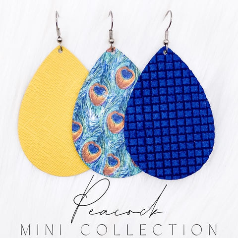 2.5" Peacock Mini Collection -Earrings