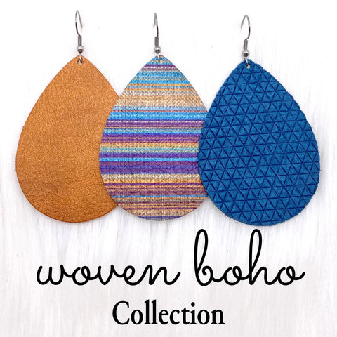 2.5" Woven Boho Mini Collection -Boho Earrings