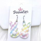 NEW Pastel Bunny Tail Acrylics -Earrings