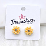 12mm Spring Wildflower Dayzz Studs -Earrings