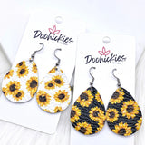 1.5" Sunflower Itty Bitties -Summer Earrings