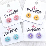 12mm Spring Wildflower Dayzz Studs -Earrings