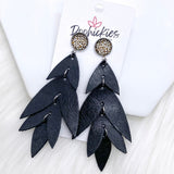 3.75" Western Lilli Belles - Leather Earrings