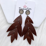 3.75" Western Lilli Belles - Leather Earrings