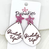 2" Boujee Cowgirl Acrylic Dangle Collection - Earrings
