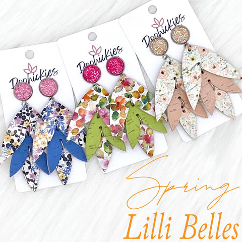 3.75" Springy Lilli Belles -Earrings