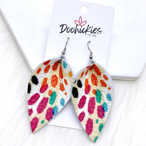 2.5" Fiesta Dobs Petals - Cinco de Mayo Earrings