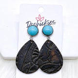 2" Cowgirl Leather Dangles - Western Earrings