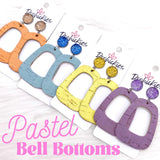 3" Pastel Bell Bottoms -Earrings