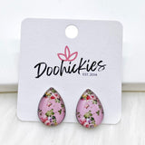 Big as Texas Spring Floral Teardrop Collection -Earrings