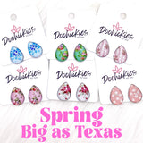 Big as Texas Spring Floral Teardrop Collection -Earrings