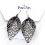 2.5" Metallic Leopard Petals -Earrings