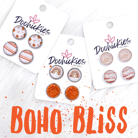 12mm Boho Bliss Duos -Boho Earrings