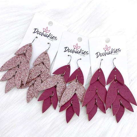 3" Blushing Beauty Valentine Lilli Belles -Earrings