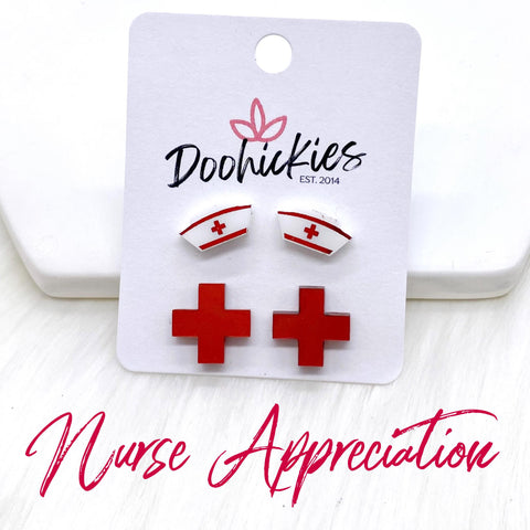 Nurse Appreciation Duo: Cap & Red Cross