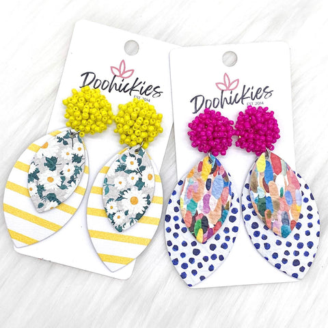 2.5" Summer Skylar Collection -Summer Earrings